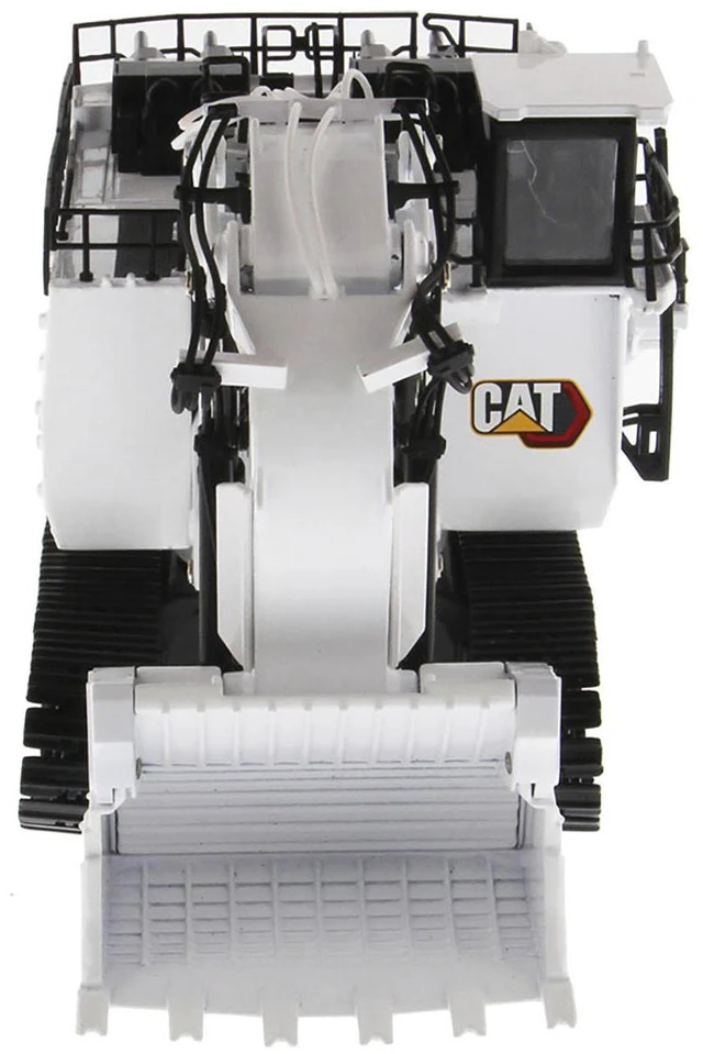 Alt view image 5 of 5 - CAT Caterpillar 6060 Hydraulic Mining Front Shovel Coal Configuration White "High Line Series" 1/87 (HO) Scale Diecast Model by Diecast Masters