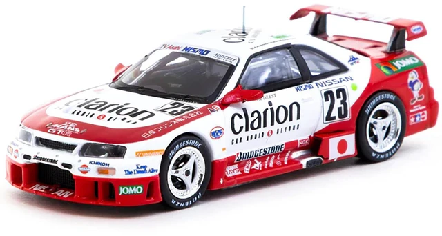 Alt view image 2 of 3 - Nissan NISMO GT-R LM #23 Kazuyoshi Hoshino - Toshio Suzuki - Masahiko Kageyama "Presentation" "24 Hours of Le Mans" (1995) "Hobby64" Series 1/64 Diecast Model Car by Tarmac Works