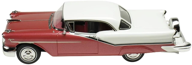 Alt view image 3 of 5 - 1957 Oldsmobile Starfire Royal Glow Red and Alcan White Limited Edition to 200 pieces Worldwide 1/43 Model Car by Goldvarg Collection
