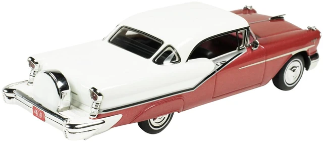 Alt view image 4 of 5 - 1957 Oldsmobile Starfire Royal Glow Red and Alcan White Limited Edition to 200 pieces Worldwide 1/43 Model Car by Goldvarg Collection