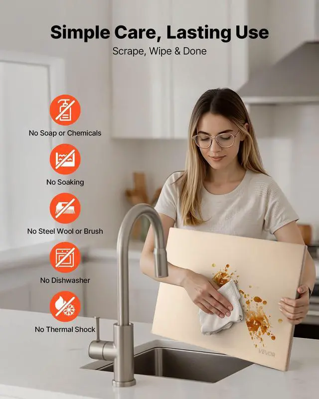 Alt view image 12 of 14 - Pizza Stone, 20 x 14 x 0.67 in Rectangular Pizza Stone, Extra Large Baking-Stone with Scraper, 1450 Heat-Resistant Cordierite, for Oven, BBQ Griller, Baking Bread & Pizza