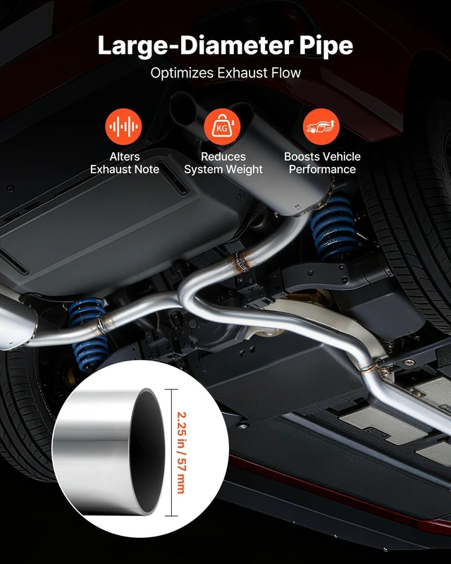 Alt view image 10 of 13 - Exhaust Pipe, 8 Pcs 2.25 Inch Mild Steel DIY Custom Exhaust Tubing Straight & U-Bend Kit with 90 & 135 Degree Pipes, Galvanized Surface Finish, Universal Fit for Truck, Sedan, Sports Car, SUV