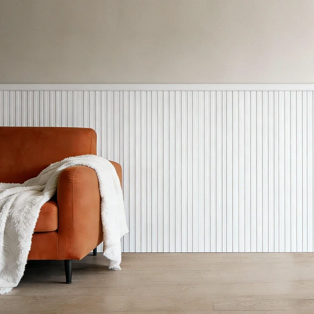 Main image of VEVOR Wall Molding Kit, Wainscoting Panels, Lightweight Paintable Polystyrene, Easy to Install, Wide & Narrow Accent Wall Trim for Interior Décor Living Room, Bedroom, White (77.5 x 38.6 in )