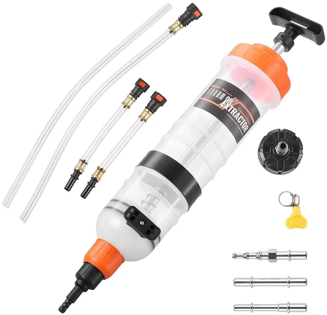 Main image of VEVOR 1500CC Fluid Extractor, Manual Automotive Fluid Pump Extractor, Oil Syringe with Long Hose and Extension Tubes Easy Oil Change, Suction Pump for Lawn Mowers Cars Ships Golf Carts Motorcycles