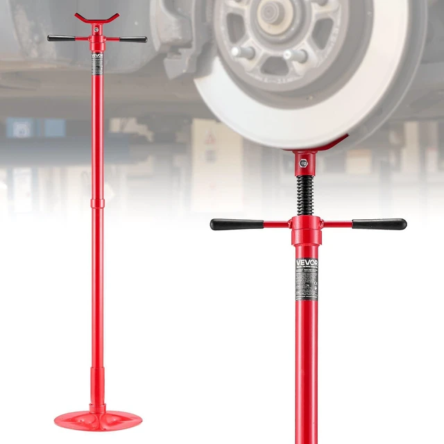 Main image of VEVOR Underhoist Support Stand, 1/2 Ton (1102 lbs) Capacity Under Hoist Jack Stand, Lifting from 54.02" to 83.86", Bearing Mounted Spin Handle, Self-Locking Threaded Screw, Support Vehicle Components