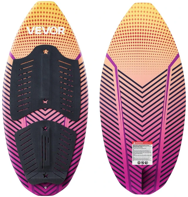 Main image of VEVOR 45-Inch Wakesurf Board, Wake Surfing Board with EPS Foam Core & EVA Non-Slip Pad, UV-Resistant Wakesurfing Boards for Youth Up to 110 lbs