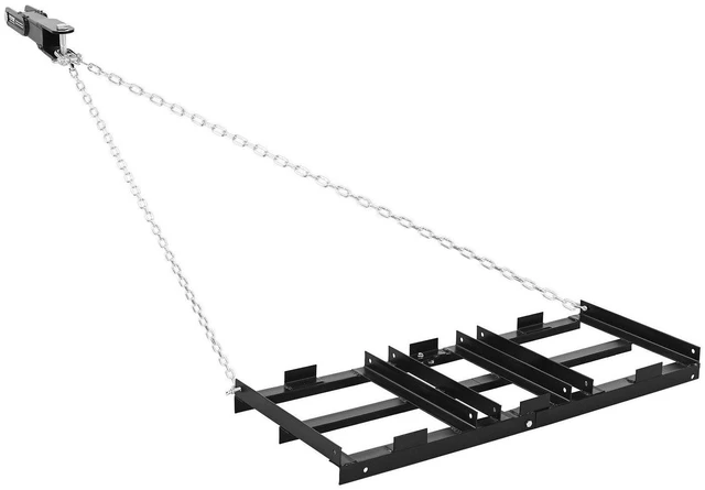 Main image of VEVOR Drag Harrow, 48 x 20 in, Tow-Behind Driveway Grader with Adjustable Width & 50lbs Load Capacity, Heavy Duty Lawn Leveling Rake, Galvanized Steel Gravel Driveway Drag, Fits ATVs UTVs Tractors