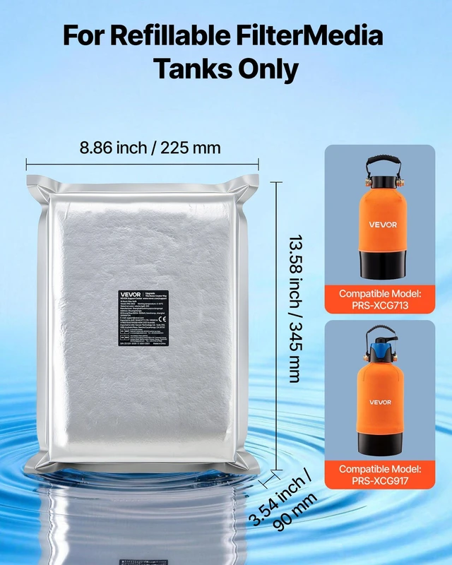 Alt view image 3 of 8 - VEVOR Deionized Resin Filter Refill for Spotless Car Wash System, 5L Mixed-Bed DI Resin Filter Cartridge Refill - Compatible with Refillable Deionized Water System for Cars RVs Boats