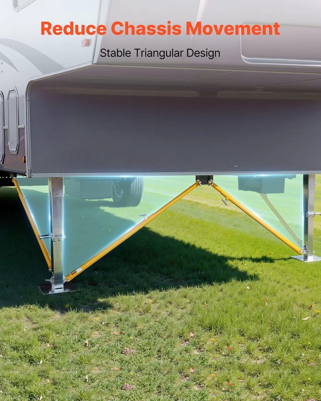Alt view image 5 of 8 - VEVOR JT's Strong Arm Jack Stabilizer Kit 191025, Fits for 5th Wheel RV and Travel Trailer Kit, Fifth-Wheel Jack Stabilizer for Telescopic System, Reduces Chassis Movement, Easy Bolt-On Installation