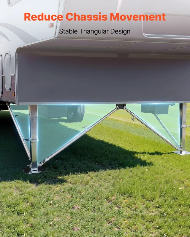 Alt view image 5 of 8 - VEVOR JT's Strong Arm Jack Stabilizer Kit 191023, Fits for 5th Wheel RV and Travel Trailer Kit, Fifth-Wheel Jack Stabilizer for Telescopic System, Reduces Chassis Movement, Easy Bolt-On Installation