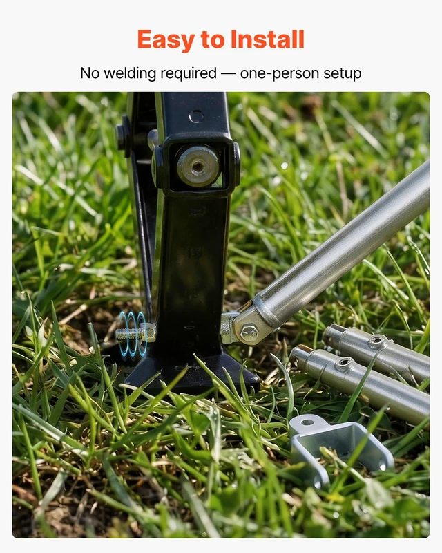 Alt view image 6 of 8 - VEVOR JT's Strong Arm Jack Stabilizer Kit 191023, Fits for 5th Wheel RV and Travel Trailer Kit, Fifth-Wheel Jack Stabilizer for Telescopic System, Reduces Chassis Movement, Easy Bolt-On Installation