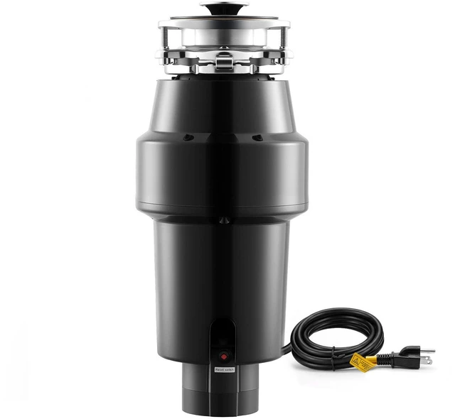 Main image of VEVOR Food Waste Garbage Disposal, 1HP 3700RPM DC Motor, Continuous Feed Kitchen Sink Garbage Disposer, 3-Bolt Mount Food Waste Grinding System with Splash Guard & Power Cord for Kitchens