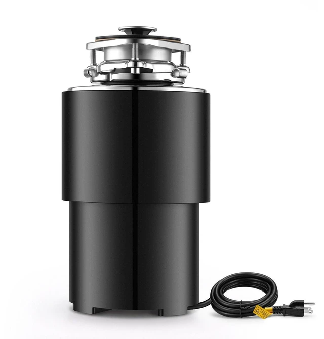 Main image of VEVOR Food Waste Garbage Disposal, 3/4HP 1500RPM AC Motor, Continuous Feed Kitchen Sink Garbage Disposer, 3-Bolt Mount Food Waste Grinding System with Splash Guard & Power Cord for Kitchens