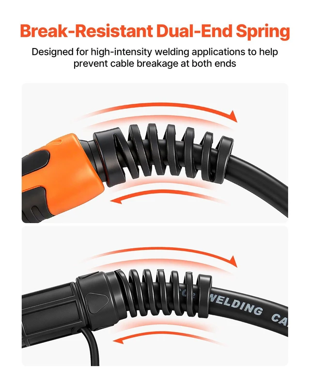 Alt view image 6 of 8 - VEVOR 100A MIG Welding Gun with 10FT Cable, Replacement for Lincoln Magnum 100L (K530-5) - with 11PCS Mig Welding Contact Tips