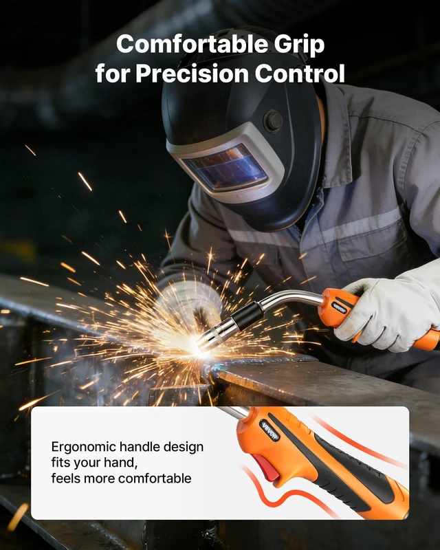Alt view image 5 of 8 - VEVOR 250A MIG Welding Gun with 15FT Cable, Replacement for Lincoln Magnum Pro 250L - with 7PCS Mig Welding Contact Tips