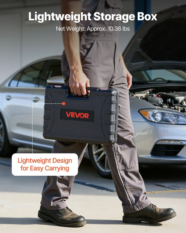 Alt view image 4 of 8 - VEVOR Engine Cylinder Compression Tester Kit, 0-700 PSI Pressure Gauge & 0-100 PSI Leak Gauge, Automotive Leak Down Tester Kit with 4 Adapters, Pressure Check & Leakage Rate Test on Cars, Motorcycles