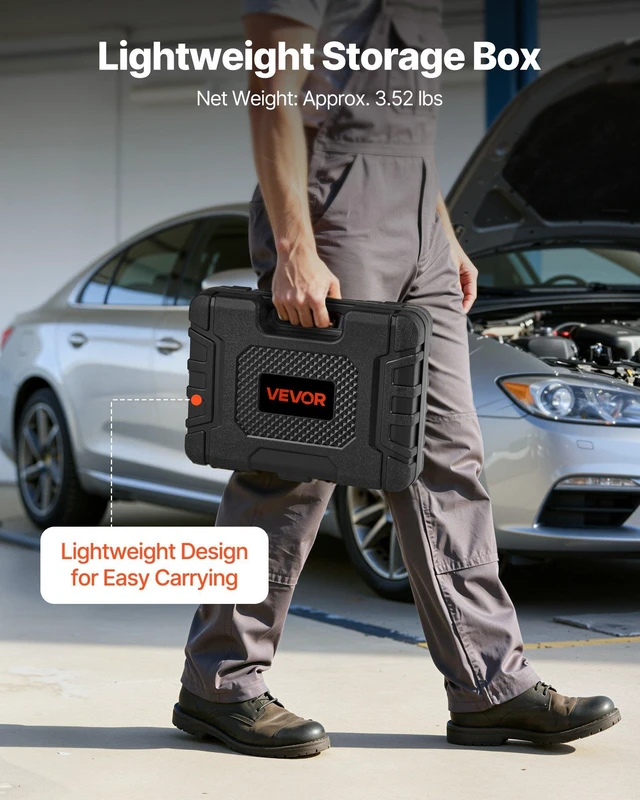 Alt view image 4 of 8 - VEVOR Engine Cylinder Compression Tester Kit, Pressure Gauge Range of 0-100 PSI, Automotive Leak Down Tester Kit with 4 Adapters, 2 Metal Tubes, Pressure Check & Leakage Rate Test on Cars, Motorcycles