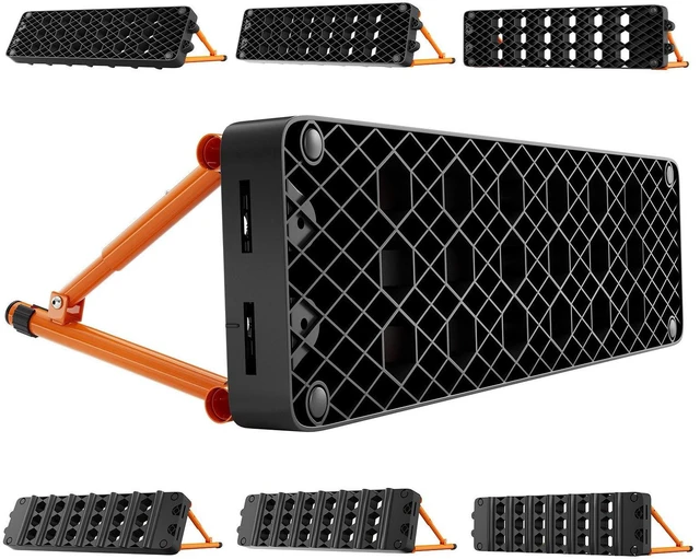 Main image of VEVOR Soccer Rebounder Board, 37.4 x 9.8 in Portable Soccer Rebound Wall, Dual Surface Sports Kick Back Trainer, 3 Adjustable Angles, Easy Setup Ball Practice Equipment for Passing & Reaction Skills