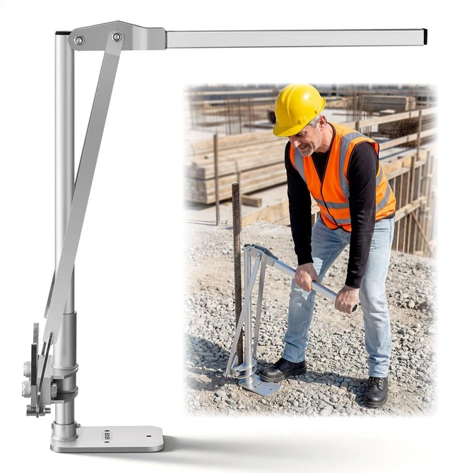 Main image of VEVOR T Post Puller, 3.54 in Max Clamping Width, Heavy-Duty Steel Jaw Grip, Powder-Coated Finish, Easy to Store, Labor-Saving Fence T-Post Remover Tool for Rebar Stakes, Wood Stakes, and Road Signs