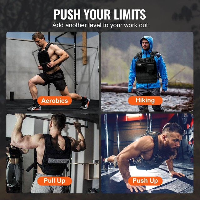 Alt view image 5 of 8 - VEVOR Weight Vest Plates, 8.75 LB Pairs, Premium Steel Weighted plates, Contoured Ergonomic Fit WODs, Additional Weight for Weight Vests, for Strength Training, Running, Fitness, Heavy Workouts