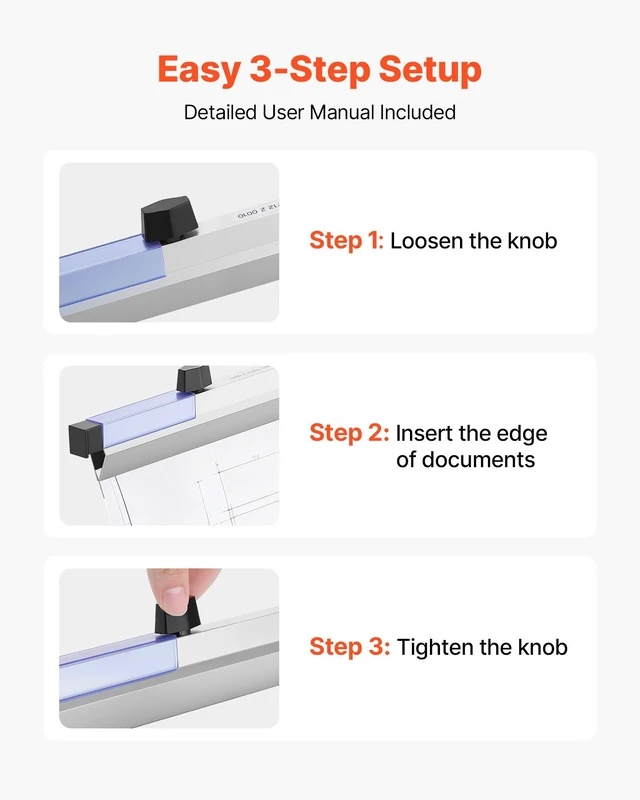 Alt view image 5 of 8 - VEVOR Blueprint Clamps, 36 Inches, Blueprint Hanging Clips Binding Strips, Aluminum Construction, Large Document Storage, for Blue Print, Maps, Construction Paper Poster Plans Drawings Arts, Pack of 6