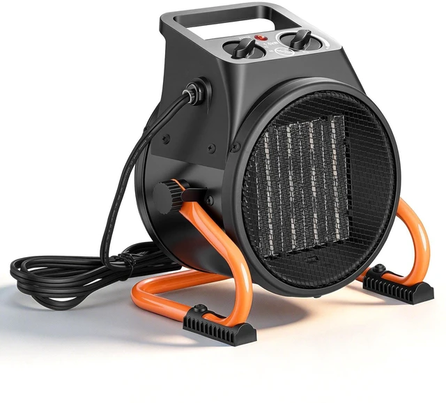 Main image of VEVOR Greenhouse Heater, 1500W Electric PTC Space Heater with Fan, Low & High Heat Modes, 15° Adjustable Angle, Overheat Protection, Portable for Grow Tent, Small Greenhouse, Flower Room, Home Office