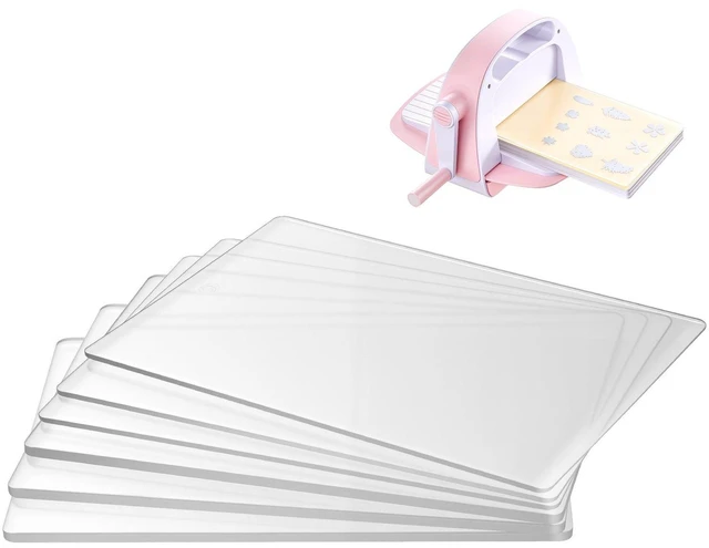 Main image of VEVOR Cutting Plates, 6 Pcs, 8.86 x 6.14 in, Clear Polycarbonate Material, Die Cut Pads Compatible with VEVOR Die Cutting and Embossing Machine KM-1860, for Scrapbooking, Card Making, Crafting