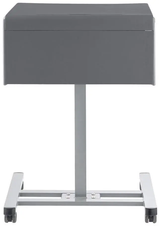 Alt view image 5 of 5 - NPS  Sit-Stand Student Desk Pro - 23.5" x 19.5" x 28.5" to 41.75" - Charcoal Gray   SSDG20