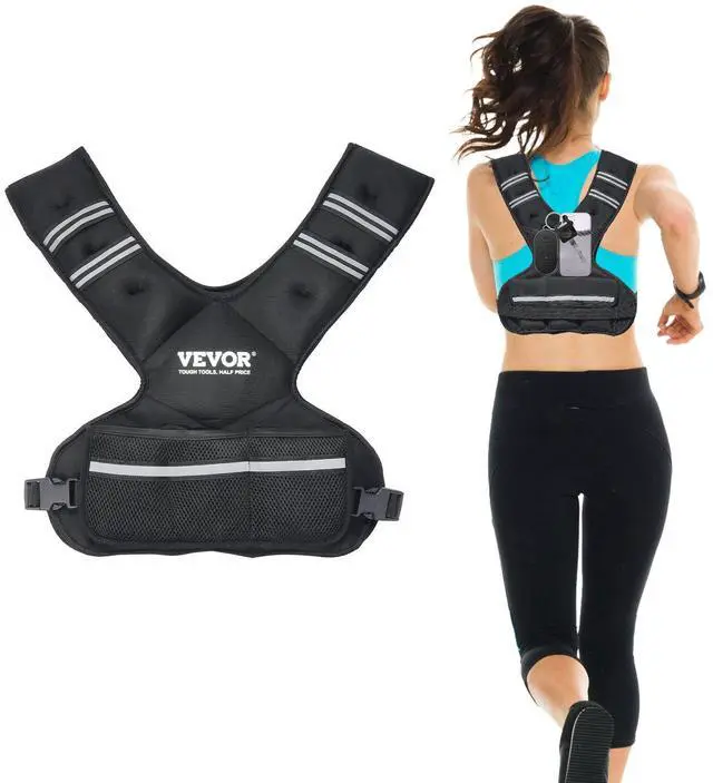 Main image of VEVOR 20-32lb Adjustable Weighted Vest for Men Women Strength Training Running