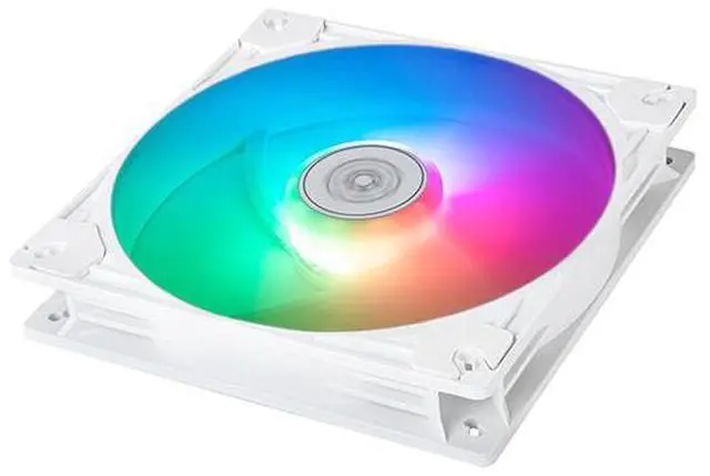 Alt view image 4 of 6 - SilverStone Technology Vista 140 White-Colored ARGB Performance Enhanced 140mm PWM Fan with Addressable RGB (ARGB), SST-VS140W-ARGB