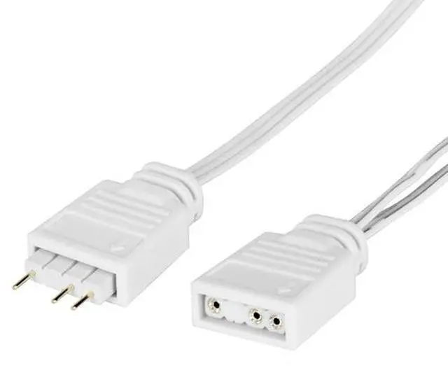 Alt view image 5 of 6 - SilverStone Technology Vista 140 White-Colored ARGB Performance Enhanced 140mm PWM Fan with Addressable RGB (ARGB), SST-VS140W-ARGB