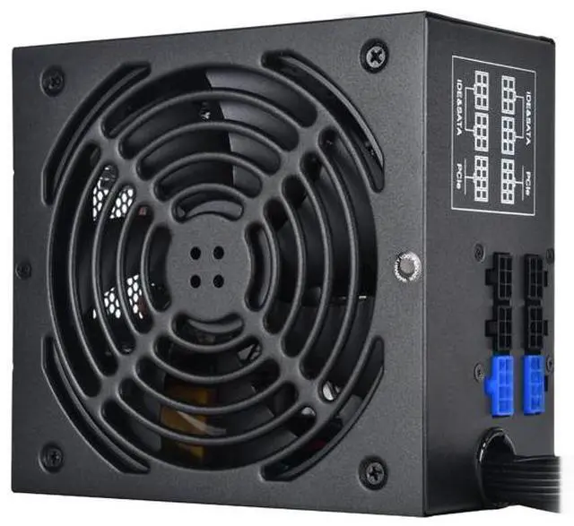 Alt view image 5 of 5 - SilverStone Essential Series ET750-HG 750W 80 PLUS Gold Semi-Modular ATX Power Supply, Silent 140mm Fan, Single +12V Rail, All-Black Flat Cables