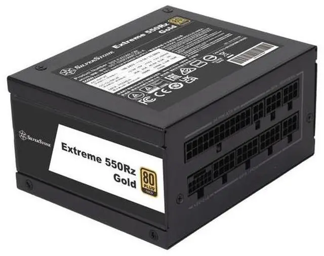 Alt view image 3 of 5 - Silverstone Extreme 550Rz Gold 80 PLUS Gold 550W SFX 12V 4.1 PCIe 5 Fully Modular SFX Power Supply