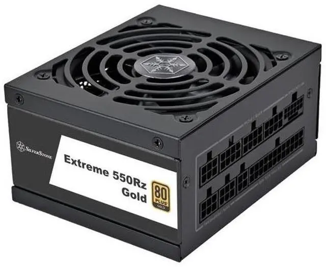 Alt view image 2 of 5 - Silverstone Extreme 550Rz Gold 80 PLUS Gold 550W SFX 12V 4.1 PCIe 5 Fully Modular SFX Power Supply