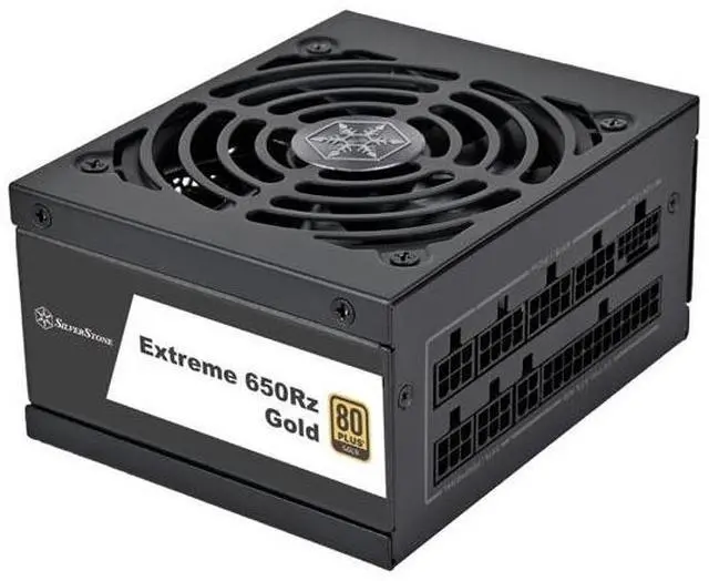 Alt view image 3 of 5 - Silverstone Extreme 650Rz Gold 80 PLUS Gold 650W SFX 12V 4.1 PCIe 5 Fully Modular SFX Power Supply