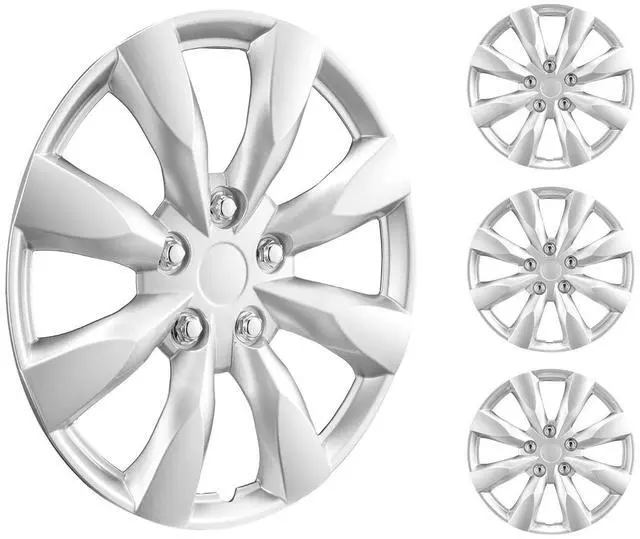 Main image of VEVOR 16" Wheel Rim Cover Hubcaps Set of 4 Sturdy Hubcap for All Weather Use