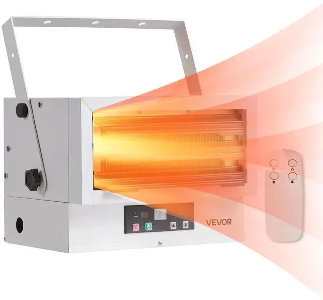 Main image of VEVOR Electric Garage Heater 5000-Watt Ceiling Mount With Remote Control
