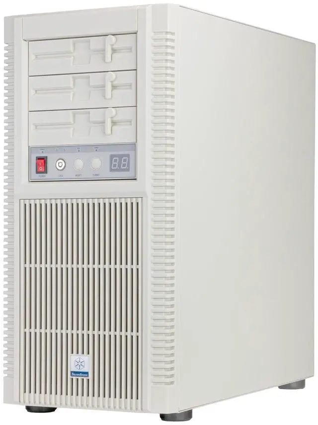 Main image of Silverstone Technology Retro-inspired tower chassis with high-performance cooling and expansion support