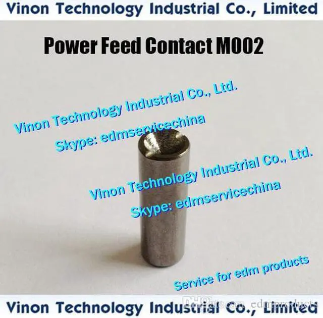 Main image of (2pcs) X054D129H04 Power Feed Contact M002 Ø7xØ0.8x20Hmm for Mitsubishi F,G,H,HA. X054D476H01,X054D476H02,DD919A,DD91900,DA284A