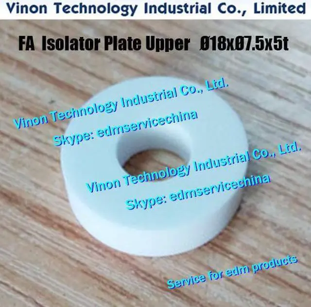 Main image of M311 Isolator Plate Upper Ø18xØ7x5tmm. M311-1 Isolator Plate Upper Ø13xØ6x6tmm for Mitsubishi FA,FA-S X054D308H03 X054D747H01 DA