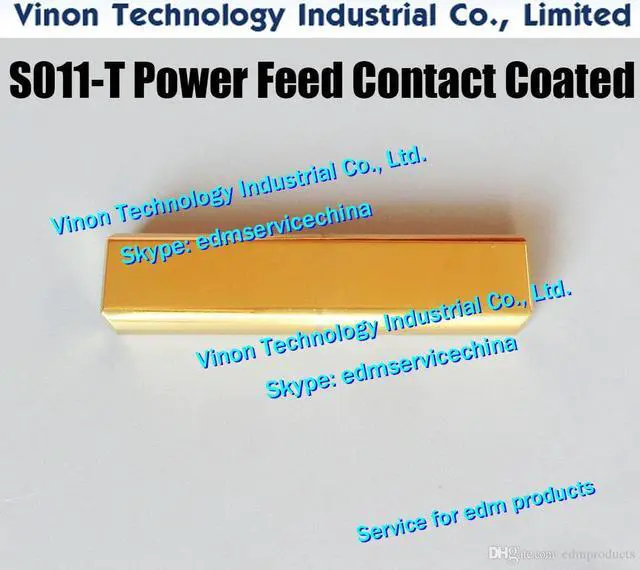 Main image of S011-T 3110330 Power Feed Contact (Titanium Coated) 4.8x40x10, edm Conductivity Piece H=10 MWS01390A, J01118A, 3085263, J04254A