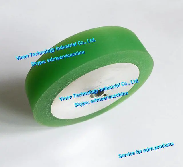 Main image of 3051337 edm Urethane Roller S411 Upper 100Dx20tmm for S odic A series A500W,A500,A350W machines 3050332 EDM Spare Parts Wear