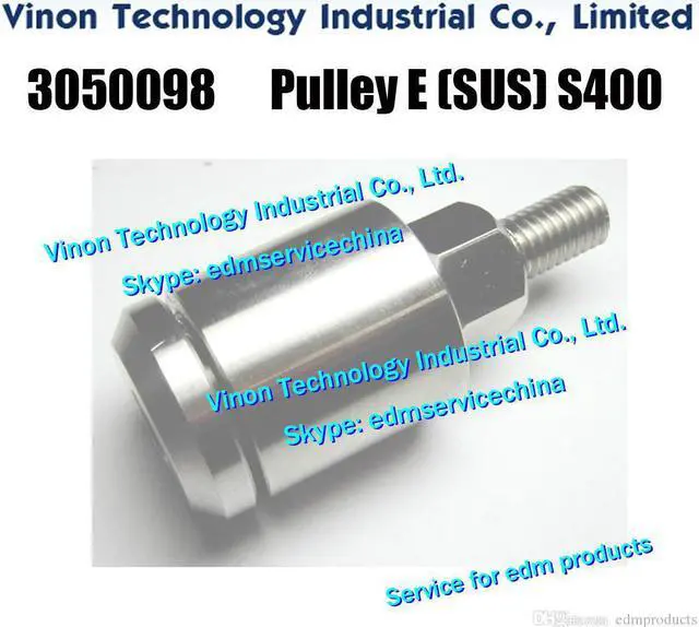Main image of 3050098 edm Pulley E for wire evacuation belt SUS type / AS-5543 S400 Ø25x58Lmm Upper for Sodic AP. AW. BF. EPOC series
