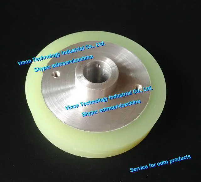 Main image of 3054678 edm Urethane Tension Roller S417 Ø100x19dx20mm Upper for Sodic AQ325,AQ535 wire-cut machine MW306710A, 118402A F-Roller
