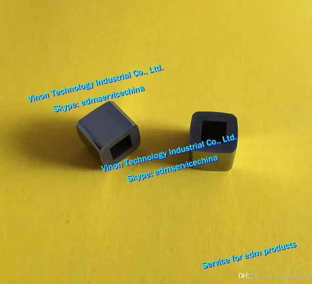 Main image of (2pcs) C007 Power Feed Contact 12x12x10x6mm 200630654 Upper for ROBOFIL 2030si,4030si Charmilles edm parts 200.630.654, 630.654