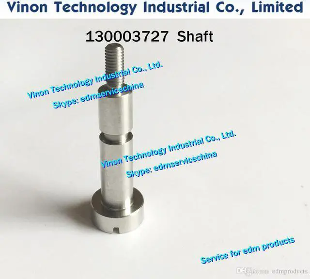 Main image of (2pcs/lot) 130003727 edm Shaft (Stainles steel) for Robofil 190,290,300,310,390,500 Charmilles edm parts 130.003.727 for Lower T