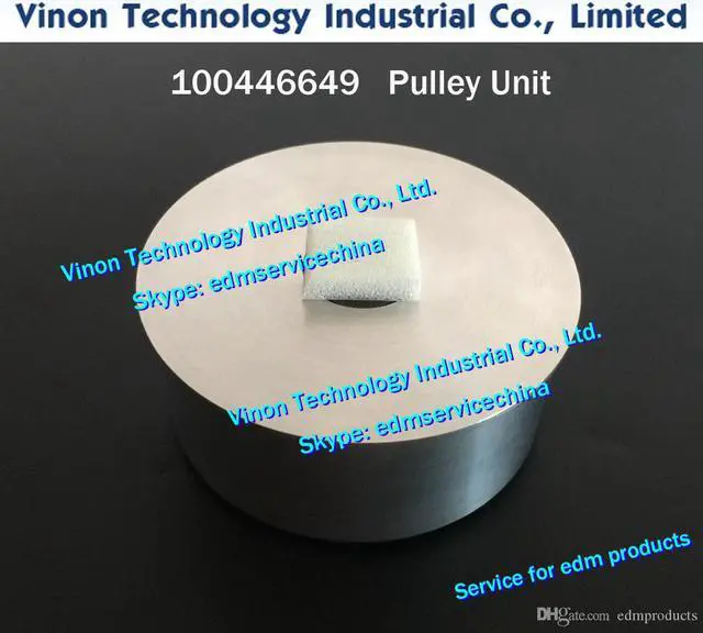 Main image of (1pc) 100446649 edm Pulley Unit for Spool Drive for ROBOFIL 190,290,300,310 edm spare parts 446.649 Pulley Belt without Axis 100