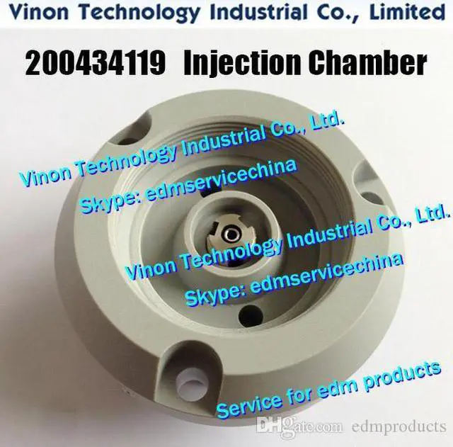 Main image of 200434119 edm Injection Chamber Upper Ø70x44L for ROBOFIL 290,300,310,500,510. Charmilles 200.434.119, 135016321, 135.016.321, 4