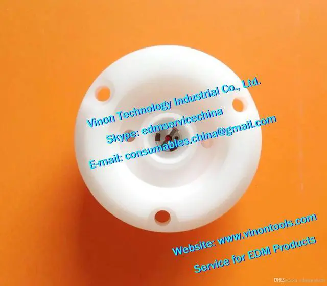 Main image of (2pcs) edm Injection Chamber Set 448.970+448.712 upper&lower for ROBOFIL 1000,1020 wirecut machine 204487120,204489700,204.487.1