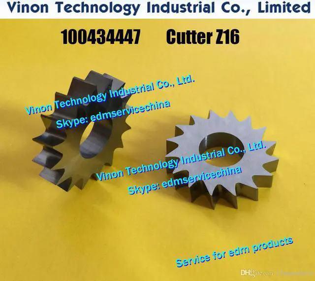 Main image of 100434447 edm Cutter Z16 30Dx16Teeth, 100.434.447 Lower Cutter Knife 434.447, 24.04.913 for ROBOFIL 230F,240,330F,440CC,640CC